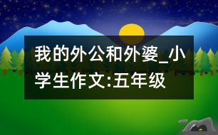 我的外公和外婆_小學(xué)生作文:五年級