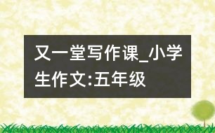 又一堂寫作課_小學(xué)生作文:五年級(jí)