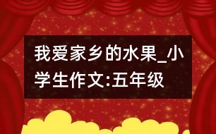 我愛(ài)家鄉(xiāng)的水果_小學(xué)生作文:五年級(jí)