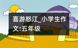 喜游怒江_小學生作文:五年級