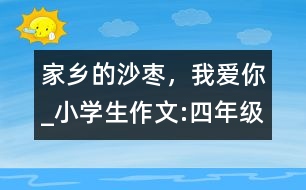 家鄉(xiāng)的沙棗，我愛(ài)你_小學(xué)生作文:四年級(jí)