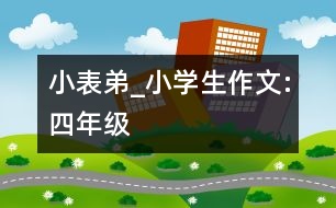 小表弟_小學(xué)生作文:四年級