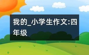 我的_小學(xué)生作文:四年級