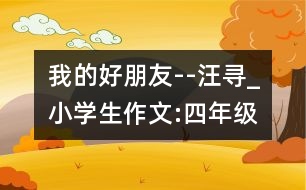 我的好朋友--汪尋_小學(xué)生作文:四年級