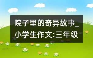 院子里的奇異故事_小學生作文:三年級