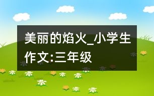 美麗的焰火_小學(xué)生作文:三年級