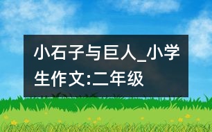 小石子與巨人_小學生作文:二年級