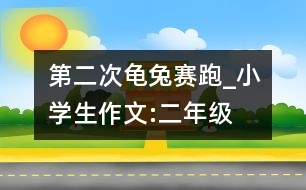 第二次龜兔賽跑_小學生作文:二年級