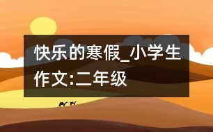 快樂的寒假_小學(xué)生作文:二年級(jí)