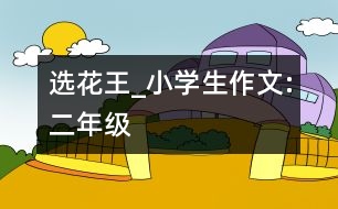 選花王_小學(xué)生作文:二年級