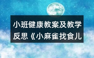 小班健康教案及教學(xué)反思《小麻雀找食兒》