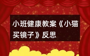 小班健康教案《小貓買鏡子》反思