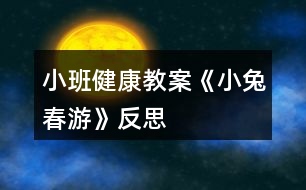 小班健康教案《小兔春游》反思