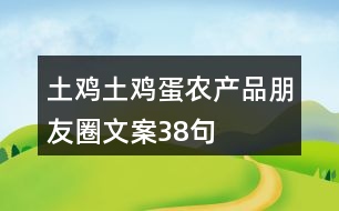 土雞土雞蛋農產(chǎn)品朋友圈文案38句