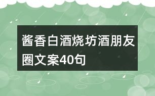 醬香白酒燒坊酒朋友圈文案40句