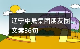 遼寧中晟集團(tuán)朋友圈文案36句