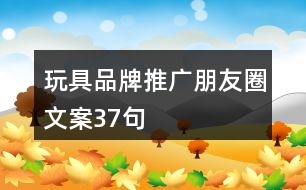 玩具品牌推廣朋友圈文案37句