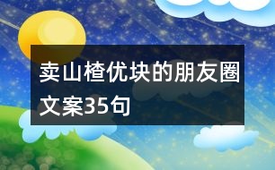 賣山楂優(yōu)塊的朋友圈文案35句