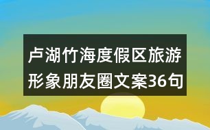 盧湖竹海度假區(qū)旅游形象朋友圈文案36句