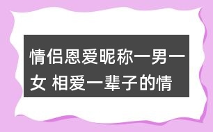 情侶恩愛昵稱一男一女 相愛一輩子的情侶名字325個