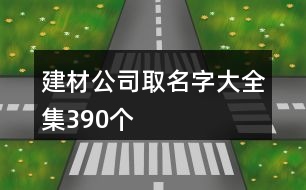 建材公司取名字大全集390個(gè)