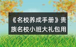 《名校養(yǎng)成手冊(cè)》貴族名校小班大禮包用戶攻略