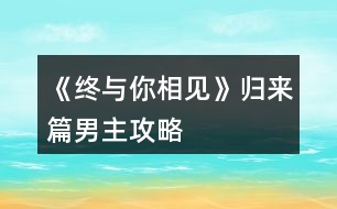 《終與你相見》歸來篇男主攻略