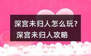 深宮未歸人怎么玩？ 深宮未歸人攻略