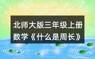 北師大版三年級(jí)上冊(cè)數(shù)學(xué)《什么是周長》 3.笑笑在動(dòng)物園里沿著右面這條路線走了一周，她一共走了多少米?