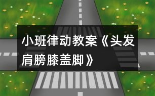 小班律動教案《頭發(fā)、肩膀、膝蓋、腳》教學設計反思