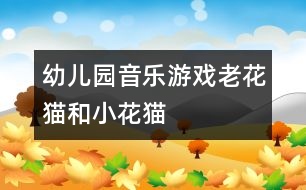 幼兒園音樂(lè)游戲：老花貓和小花貓