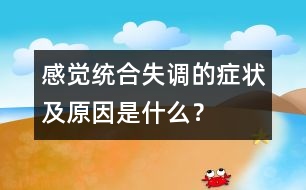 感覺統(tǒng)合失調(diào)的癥狀及原因是什么？