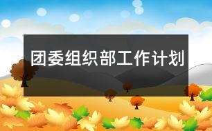 團(tuán)委組織部工作計(jì)劃