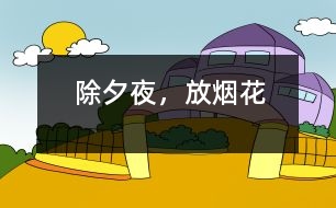 除夕夜，放煙花