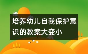 培養(yǎng)幼兒自我保護(hù)意識(shí)的教案：大變小