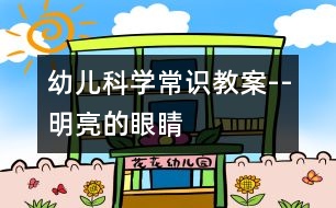 幼兒科學(xué)常識(shí)教案--明亮的眼睛