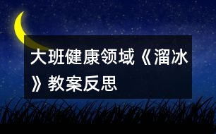 大班健康領(lǐng)域《溜冰》教案反思