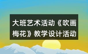 大班藝術(shù)活動(dòng)《吹畫(huà)梅花》教學(xué)設(shè)計(jì)活動(dòng)反思