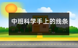 中班科學(xué)：手上的線條