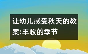 讓幼兒感受秋天的教案:豐收的季節(jié)