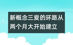 新概念三：愛(ài)的環(huán)路從兩個(gè)月大開(kāi)始建立