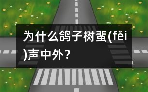 為什么鴿子樹蜚(fěi)聲中外？